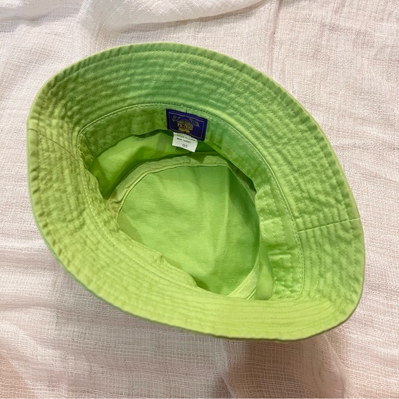 (SOLD) Coney Island Picnic Neon Green Bucket Hat • Mint Condition - Picture 9 of 10